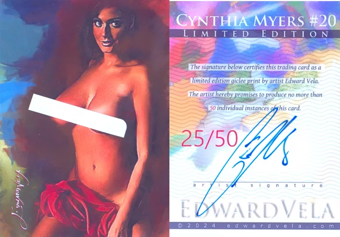 Cynthia Myers autograph