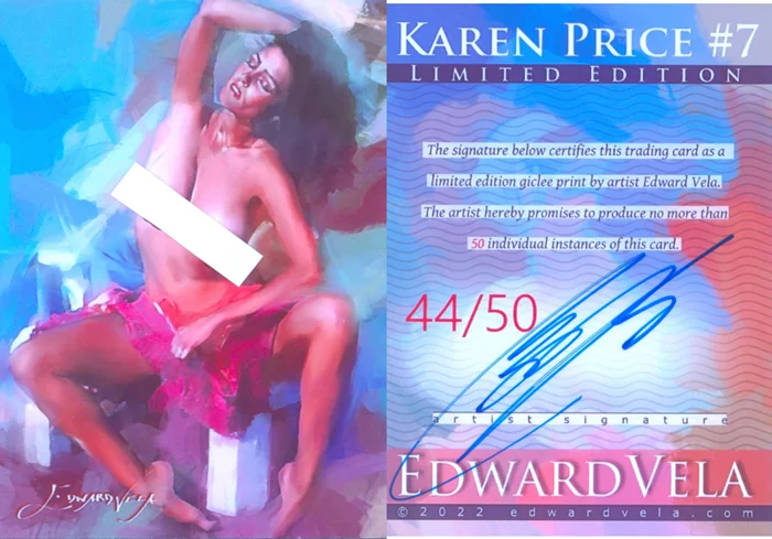 Karen Price autograph