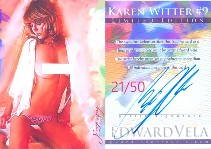 Karen Witter autograph