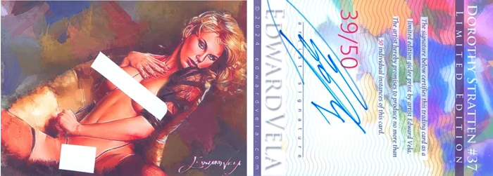 Dorothy Stratten autograph