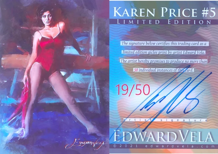 Karen Price autograph
