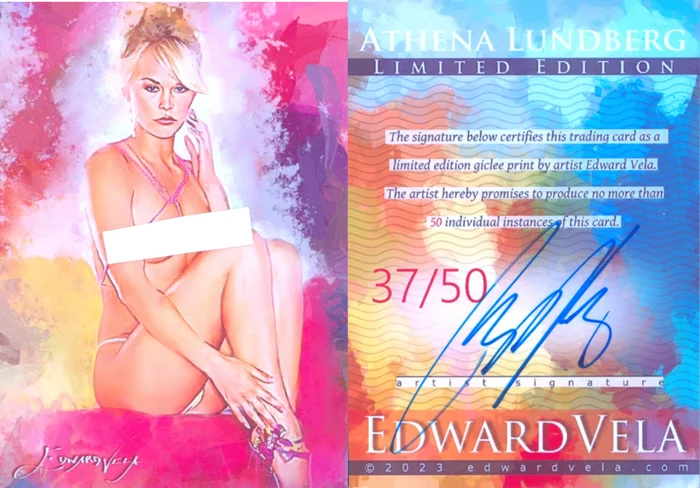 Athena Lundberg autograph