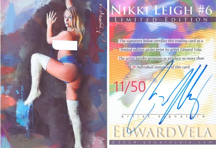 Nikki Leigh autograph