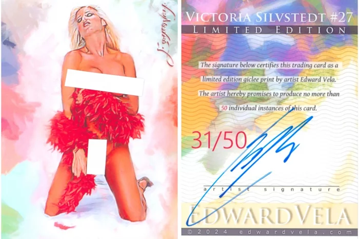 Victoria Silvstedt autograph