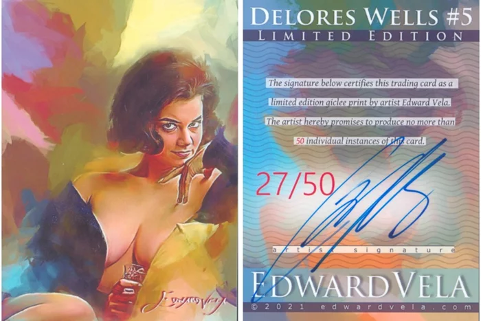 Delores Wells autograph
