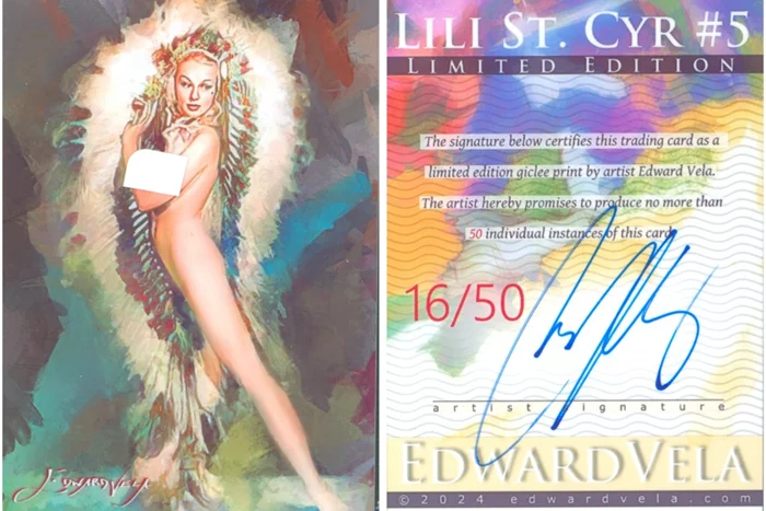 Lili St. Cyr autograph