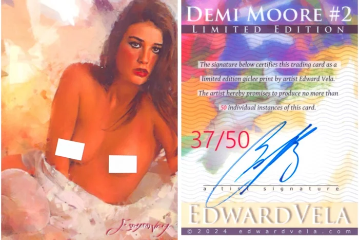 Demi Moore autograph