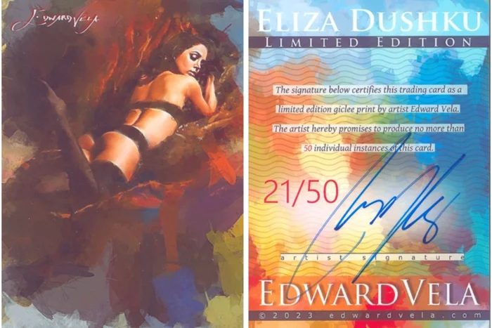 Eliza Dushku autograph