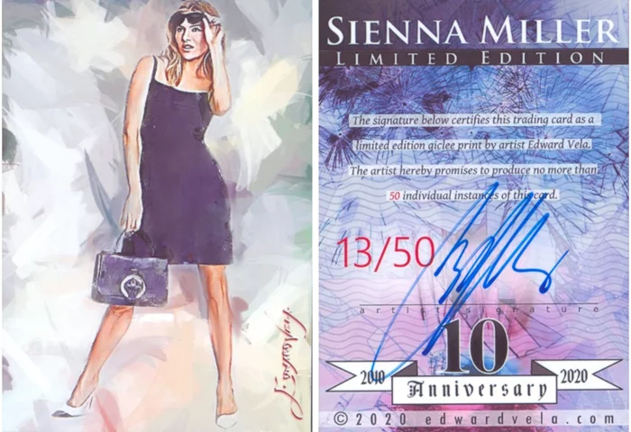 Sienna Miller autograph