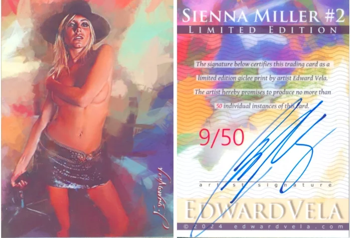 Sienna Miller autograph