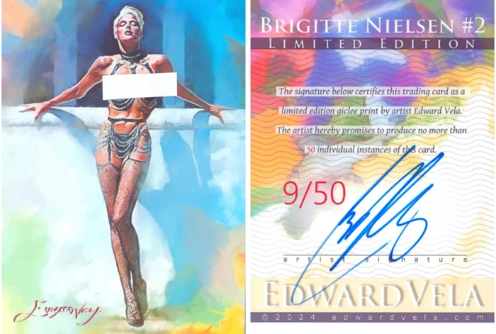 Brigitte Nielsen autograph