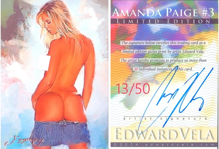 Amanda Paige autograph