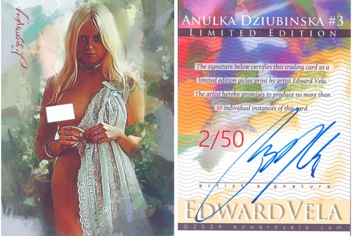 Anulka Dziubinska autograph