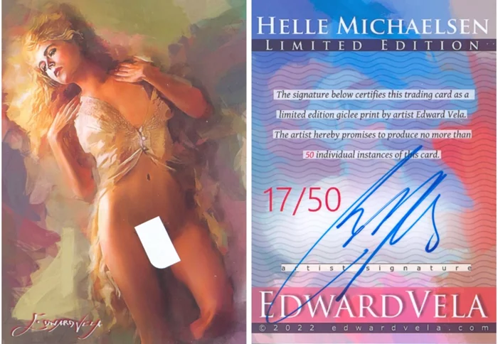 Helle Michaelsen autograph