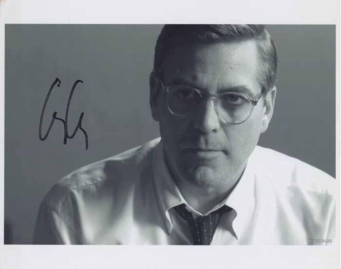 George Clooney autograph