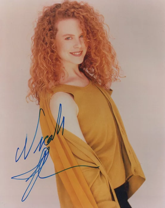 Nicole Kidman autograph
