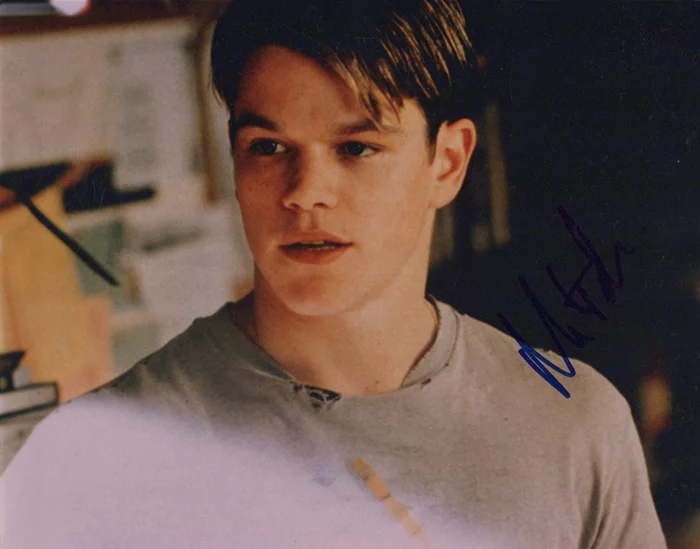 Matt Damon autograph