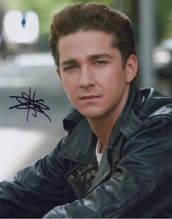Shia LaBeouf autograph