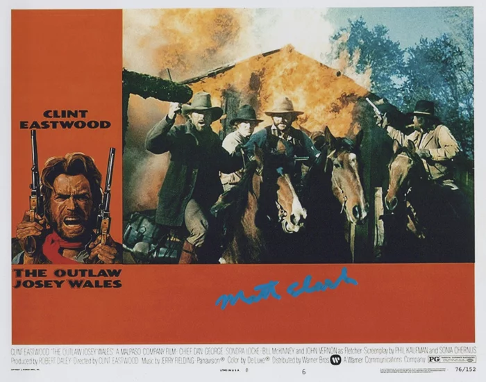 Matt Clark autograph