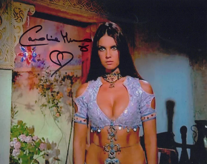 Caroline Munro autograph