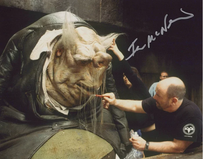 Ian McNeice autograph