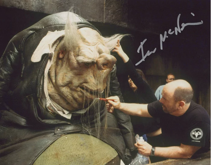 Ian McNeice autograph