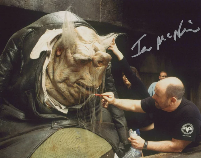 Ian McNeice autograph