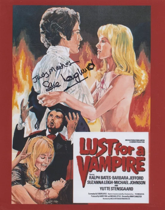 Lust For A Vampire autograph