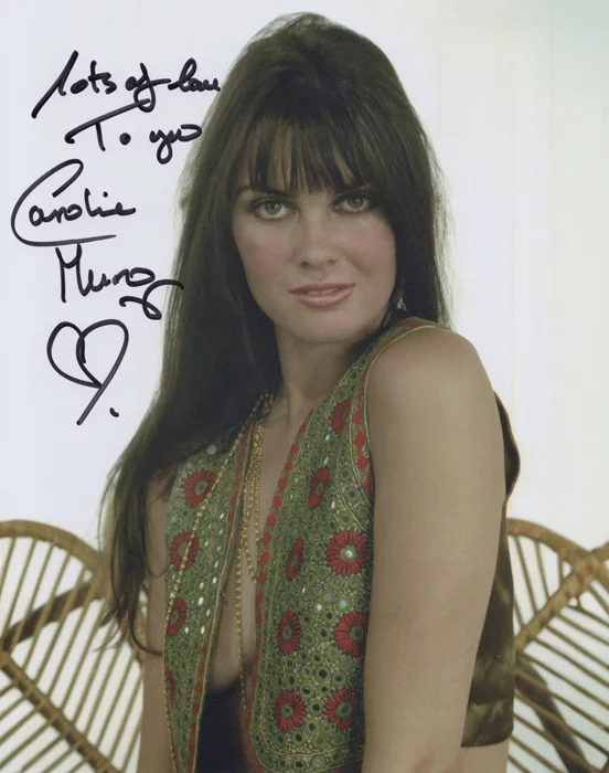 Caroline Munro autograph