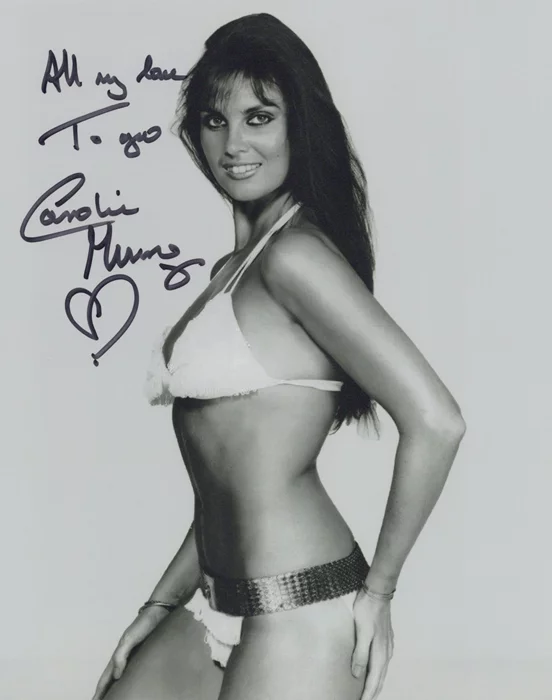 Caroline Munro autograph