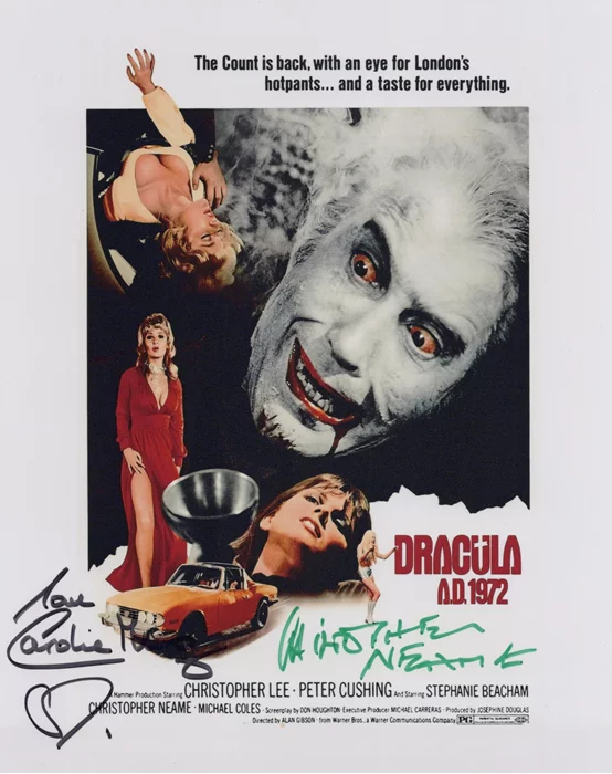 Dracula A.D. 1972  autograph