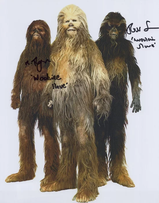 Star Wars Wookies autograph