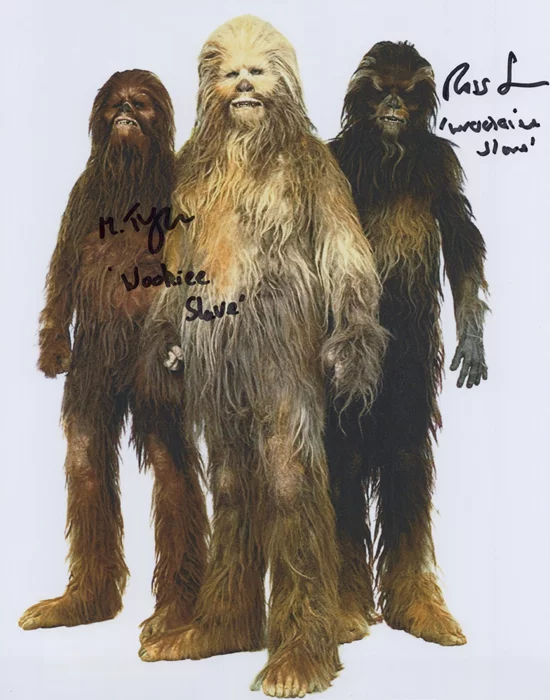 Star Wars Wookies autograph