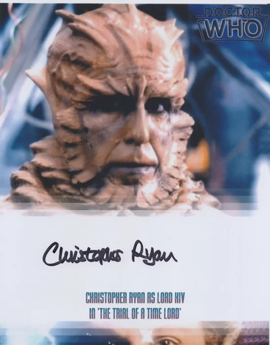 Christopher Ryan autograph