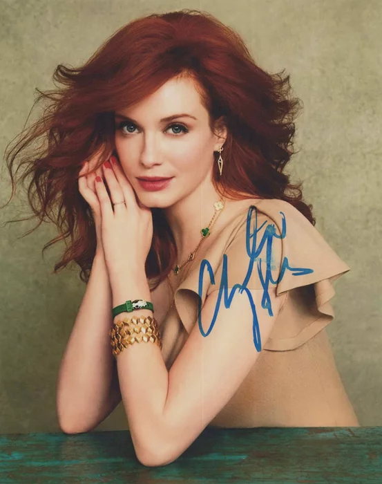 Christina Hendricks autograph