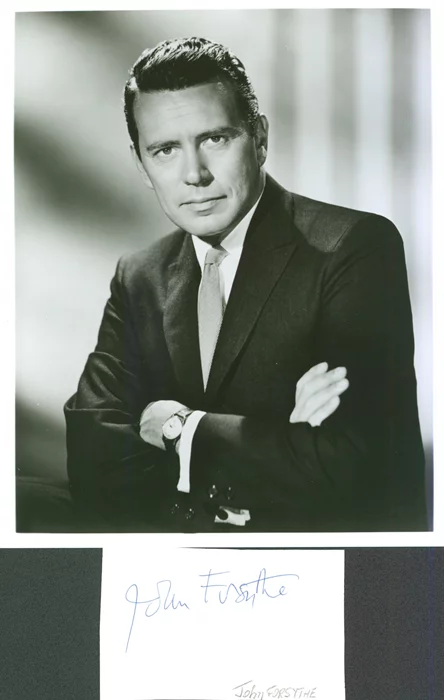 John Forsythe autograph