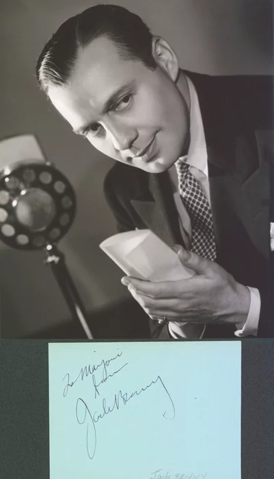 Jack Benny autograph