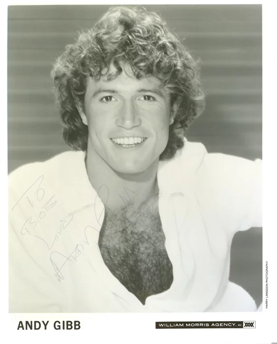 Andy Gibb autograph