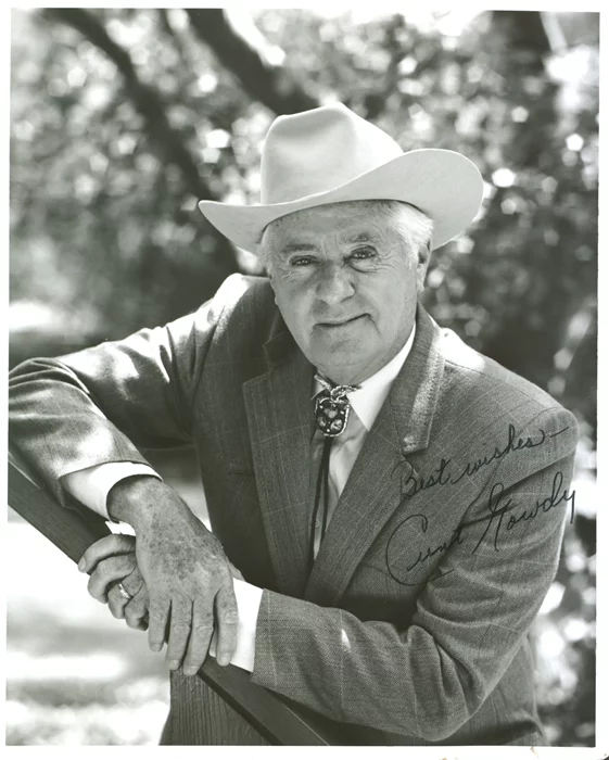 Curt Gowdy autograph