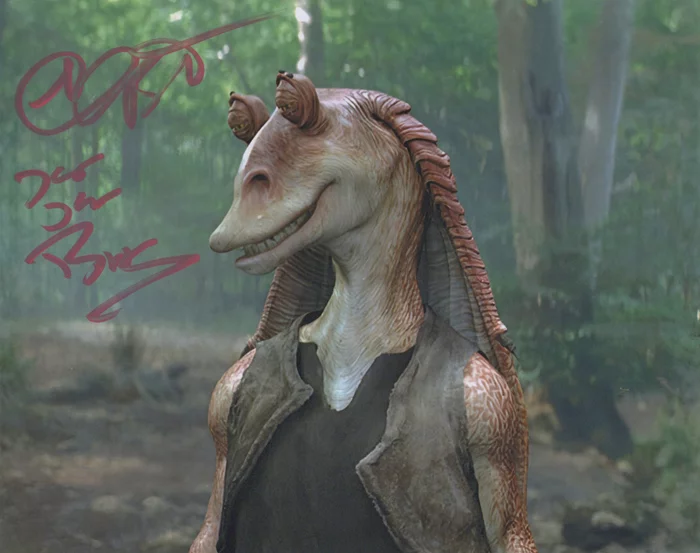 Ahmed Best autograph