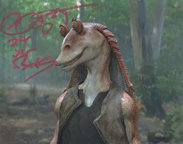 Ahmed Best autograph