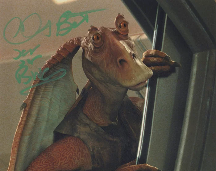 Ahmed Best autograph