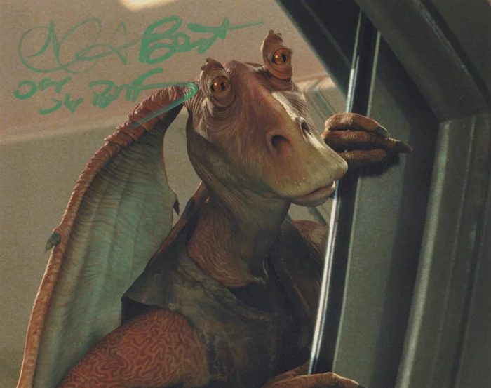 Ahmed Best autograph