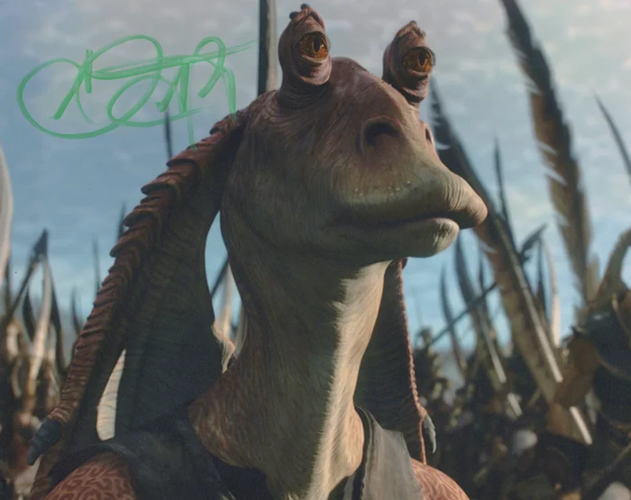 Ahmed Best autograph