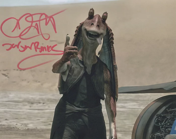 Ahmed Best autograph