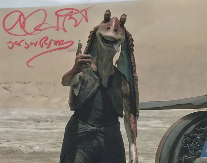 Ahmed Best autograph