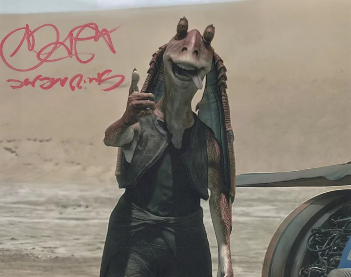 Ahmed Best autograph