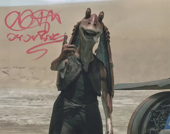 Ahmed Best autograph