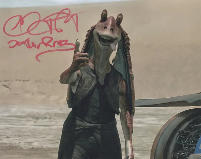 Ahmed Best autograph