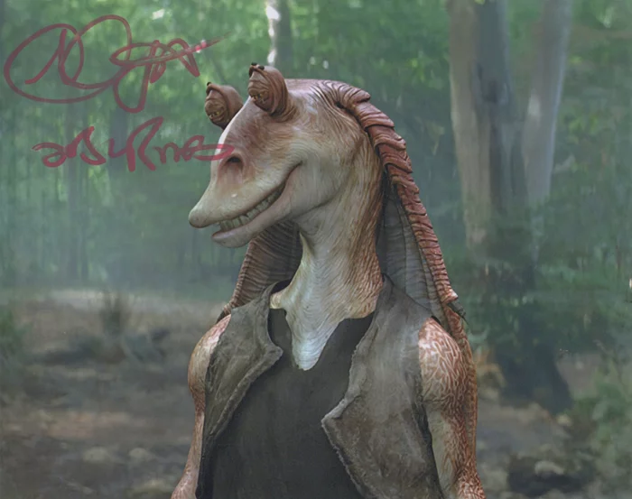 Ahmed Best autograph